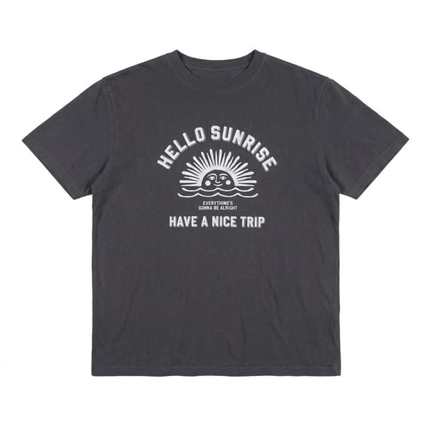 헬로우 선라이즈 그래픽 반팔티 M 사이즈