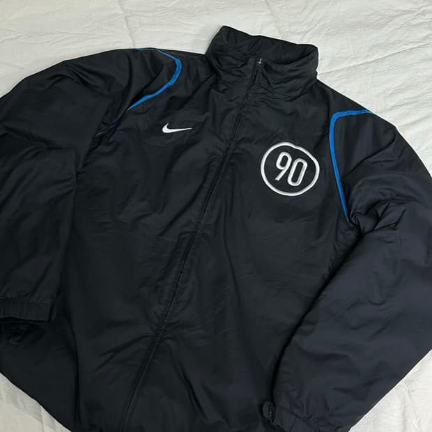나이키 토탈90 파카 패딩바람막이 축구 유산소 라지 