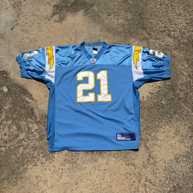 리복 NFL 샌디에이고 차저스 빈티지 유니폼 져지 52