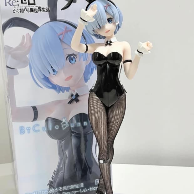 (미개봉) 리제로 렘 바니걸 피규어 29cm 미소녀 피규어