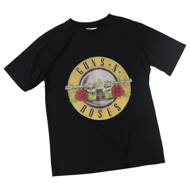 건즈 앤 로지스 Guns N' Roses 브라바도 정품 락 티셔츠 (M)