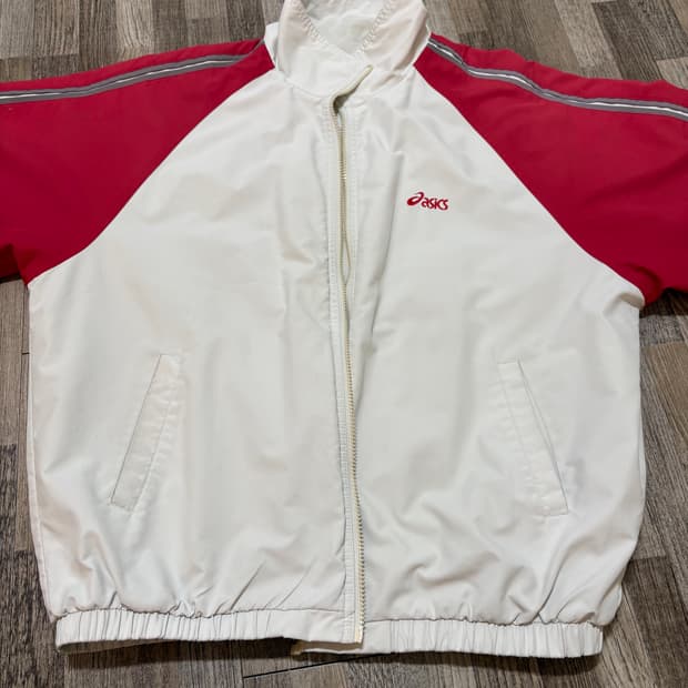 아식스 바람막이 자켓