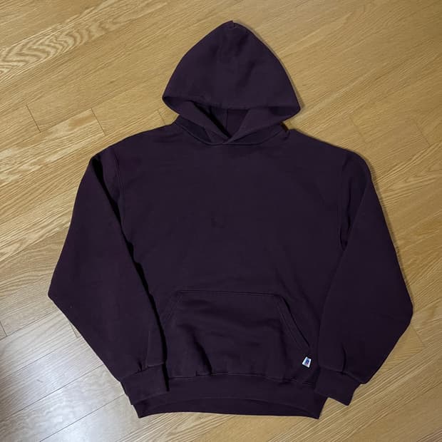 [M] 00s 러셀 빈티지 후드 버건디