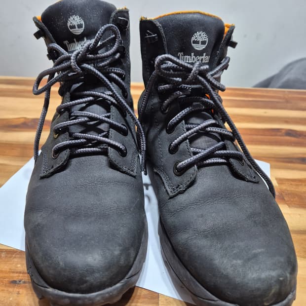 팀버랜드 브루클린 블랙 누벅 부츠 275
