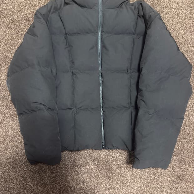 어나더오피스 벌룬 다운 푸퍼 자켓 블랙 (3)