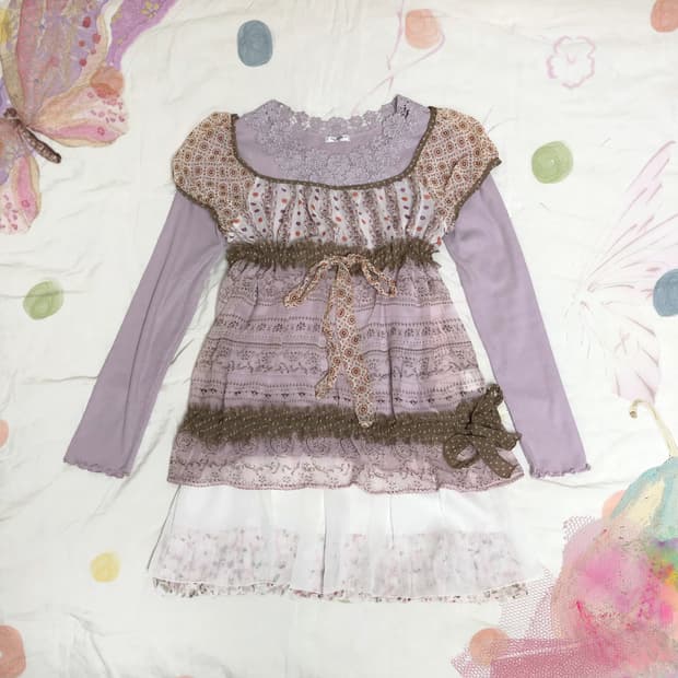 Japanese Vintage 𓏲𓇬 하구미 모리걸 코디 세트 3p