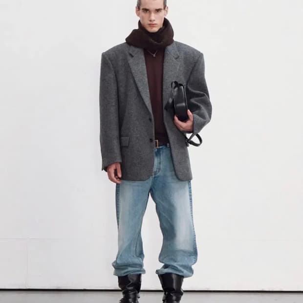 렉토 23fw 버진 울 블레이저 s