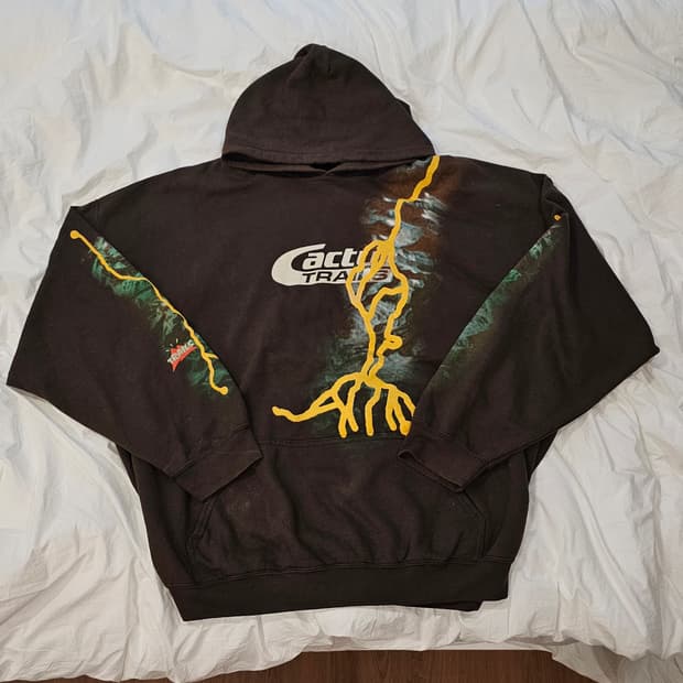 트래비스 스캇 캑터스 잭 트레일 후디 브라운