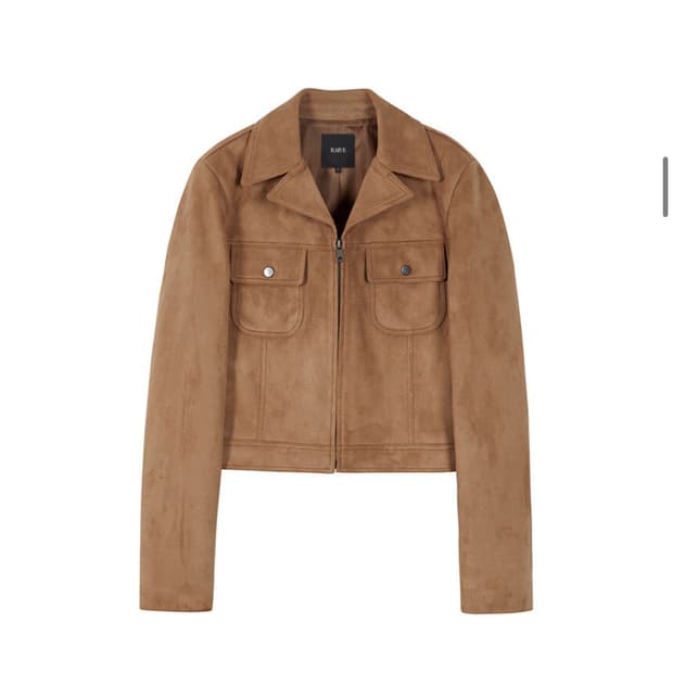 RAIVE Suede Jacket (Camel)