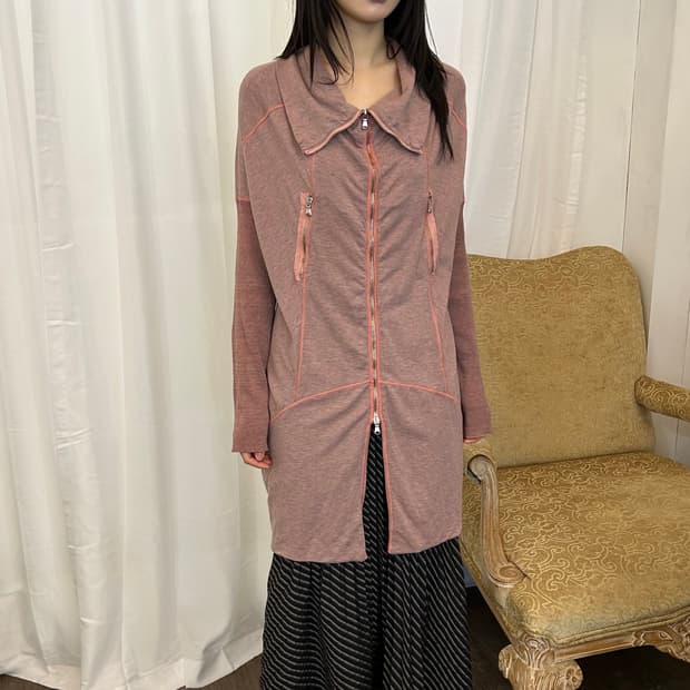 TRANSIT 하이넥 져지 파카