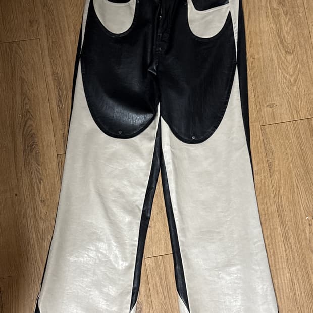 Anchovi mechanic pants 앤초비 레더팬츠