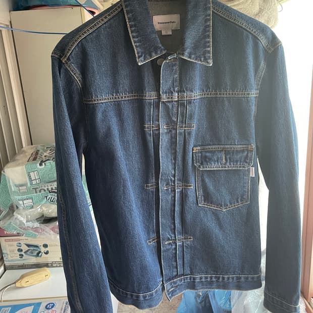 디스이즈네버댓 데님 트러커 L