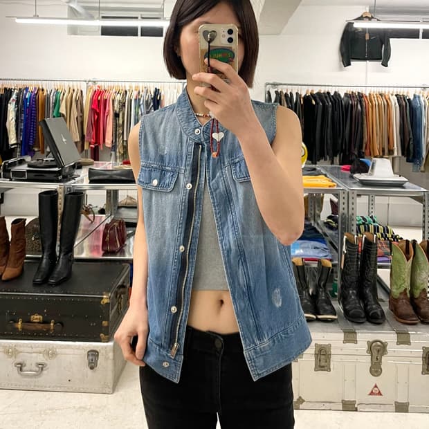 JACK & JILL denim vest 빈티지 데님 베스트