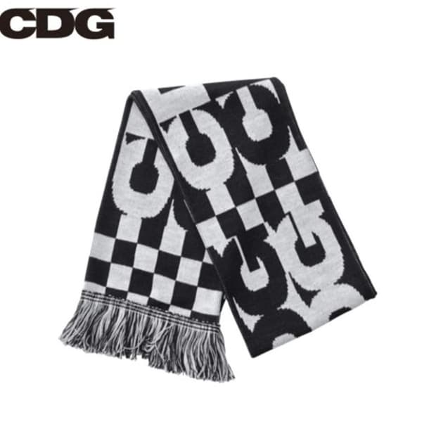 CDG 꼼데가르송 체커 목도리 머플러