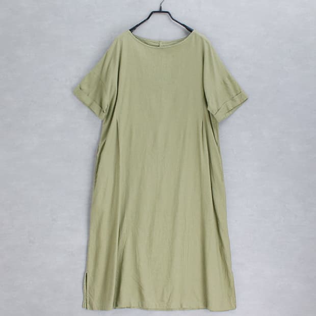 ONIGIRI _ olive linen / rayon ops