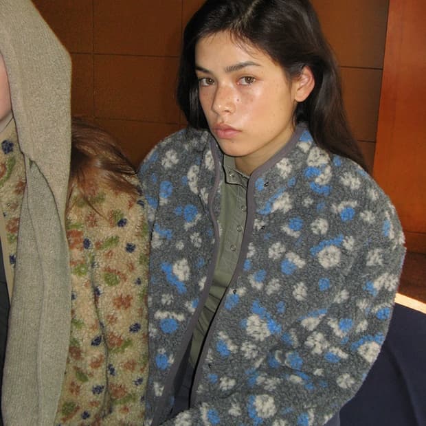 [새상품] 레이브 플라워 플리스 자켓 1사이즈 Grey