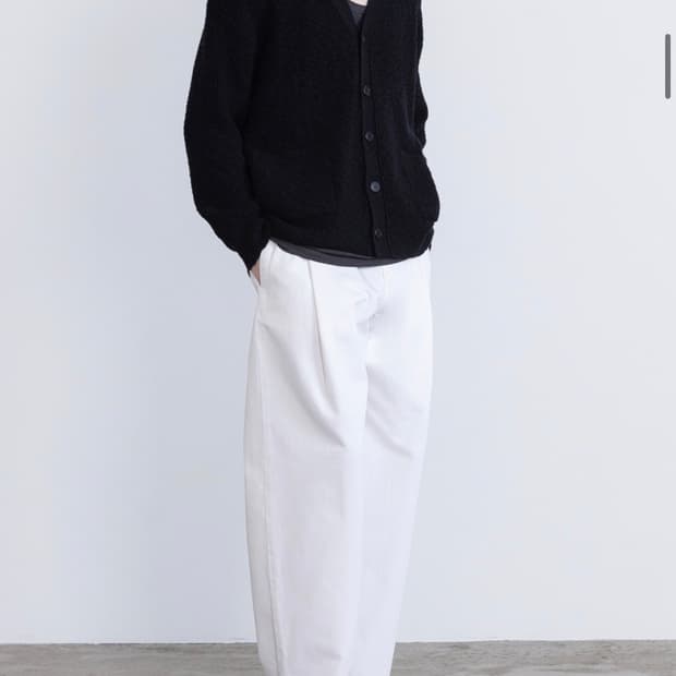 벨리에 커비 데님 팬츠 화이트