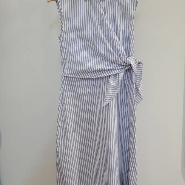 JW앤더슨 꼬르소꼬모 스트라이프 민소매 원피스