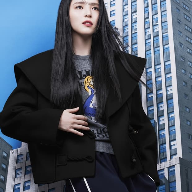 럭키슈에뜨 앨리스 한정판 세일러 울 더플코트 (21FW)ㅡ드라이완료