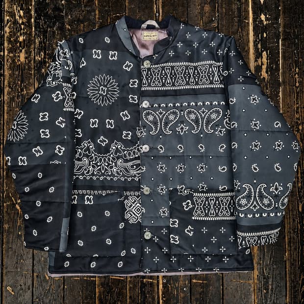 KAPITAL Bandana Patchwork Padded Jacket