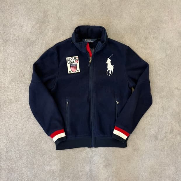 폴로 빅포니 성조기 후리스 급처