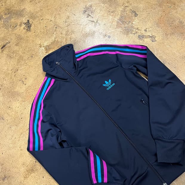 [정품/95] 아디다스 네이비 핑크 트랙탑 져지 자켓 b10
