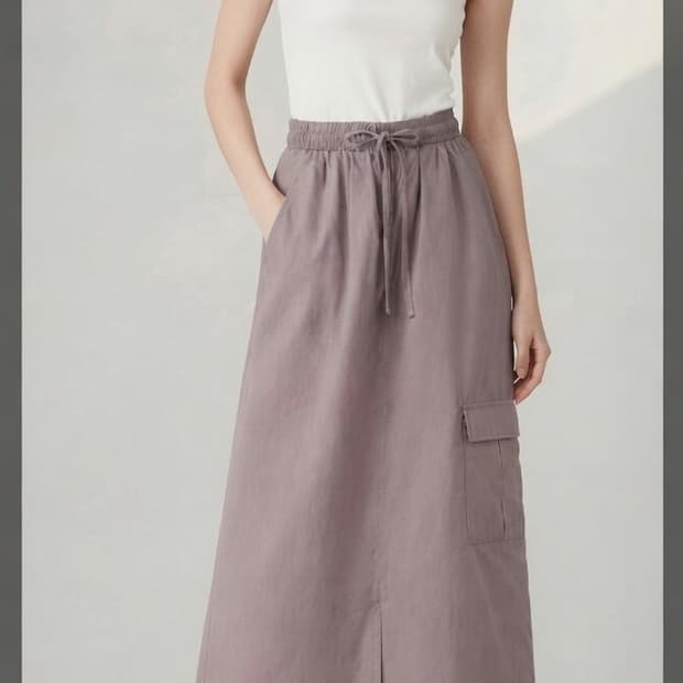Zara 화이트 맥시 롱 원피스 S
