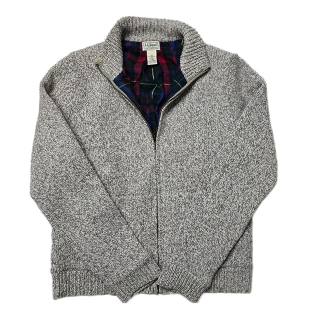L.L.BEAN 엘엘빈 집업  100% 울니트 L 싸이즈