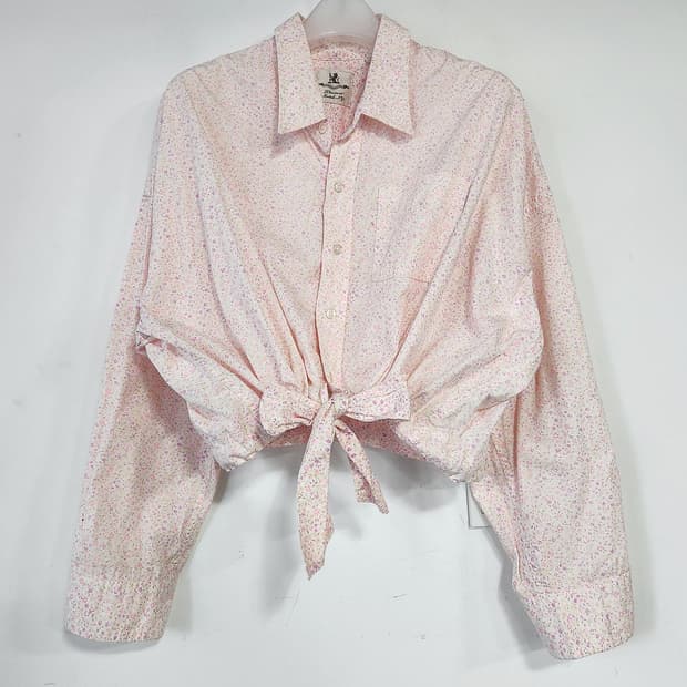 데니미스트 22 플로럴 타이 셔츠