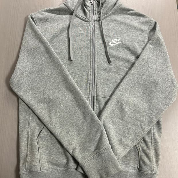 나이키 그레이 후드집업