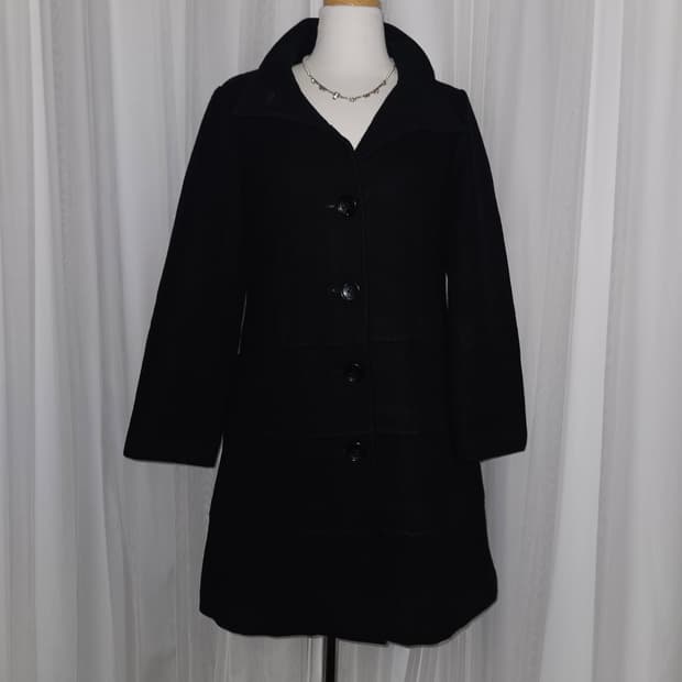 ofuon 빈티지 블랙 코트 니혼진 공겜여주 히메갸루 고딕 고스