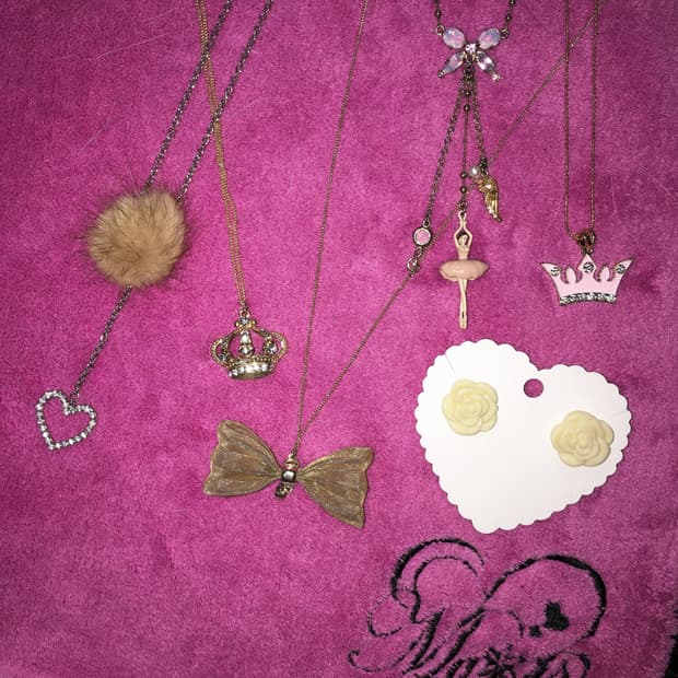 갸루 페어리 펑크 키치 목걸이 팔찌 반지 