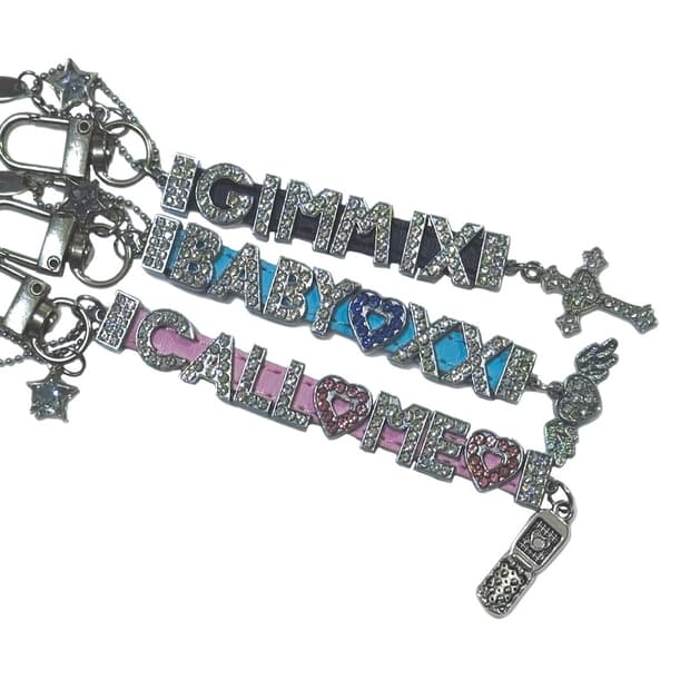 CUBIC STRAP KEY RING
