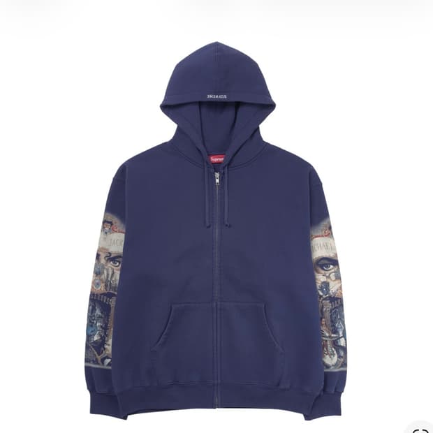 슈프림 x 마이클 잭슨 데인저러스 집업 XL 