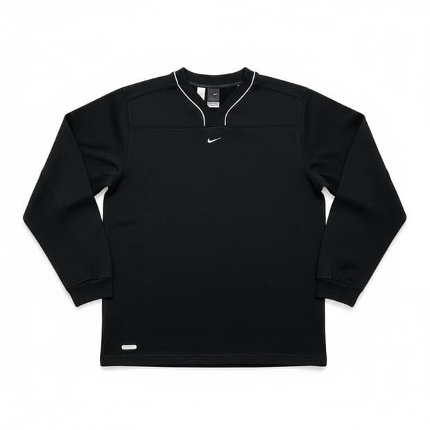 나이키 블랙 긴팔 티셔츠 L