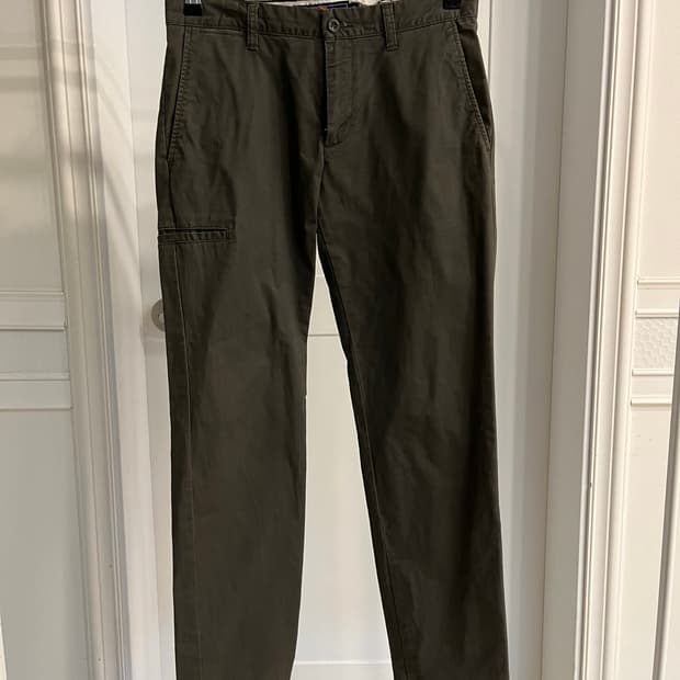 디키스 카키 코튼팬츠