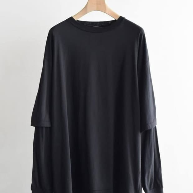 코모리 26aw thin 코튼 레이어드 티셔츠 3
