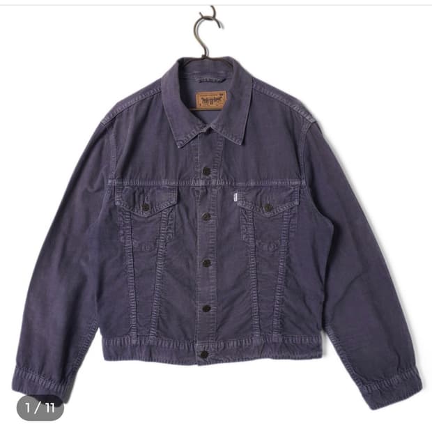 리바이스 70505 워시드 코듀로이 트러커자켓