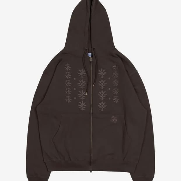 더콜디스트모먼트 후드집업 브라운