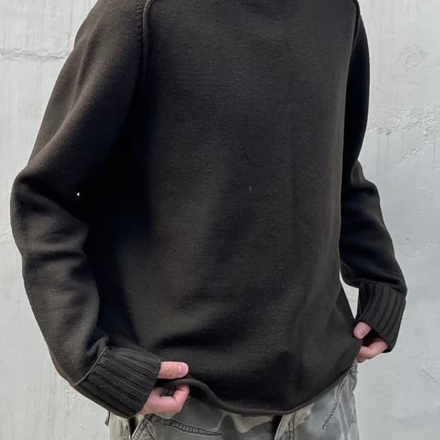 CP컴퍼니 04aw 인사이드아웃 모크넥 니트