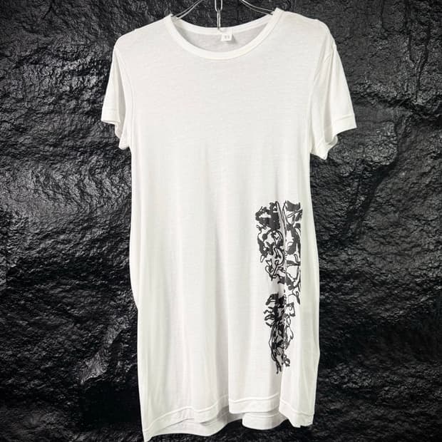 Y's Floral Graphic Print Pocket T-shirt