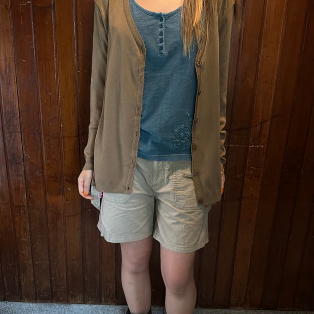 coconut button cardigan