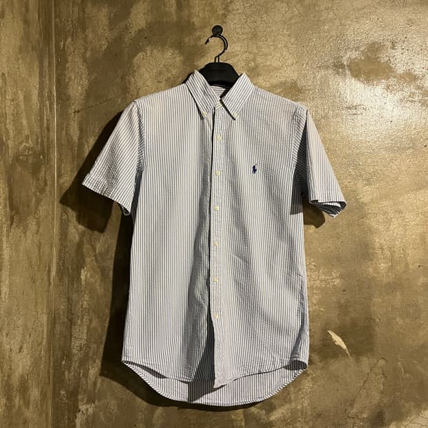 폴로랄프로렌 반팔 스트라이프 셔츠