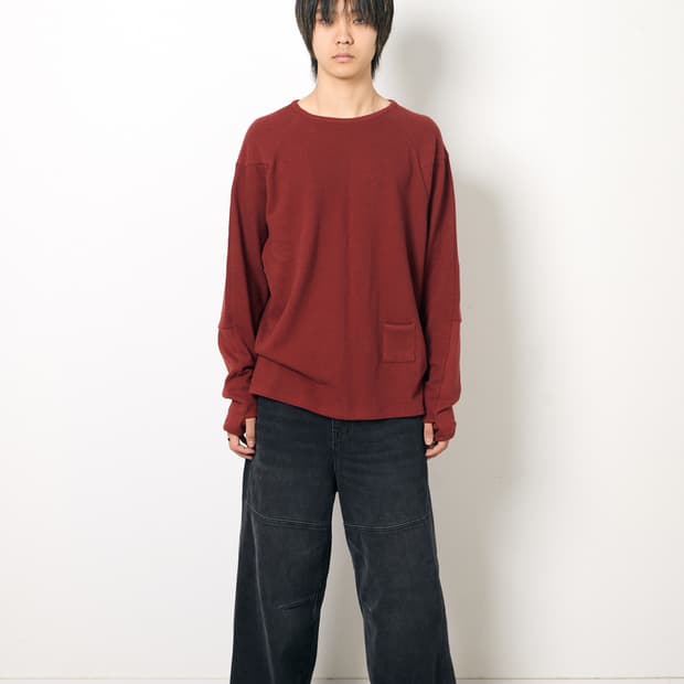 해칭룸 Incision Tee Dark Red 2사이즈