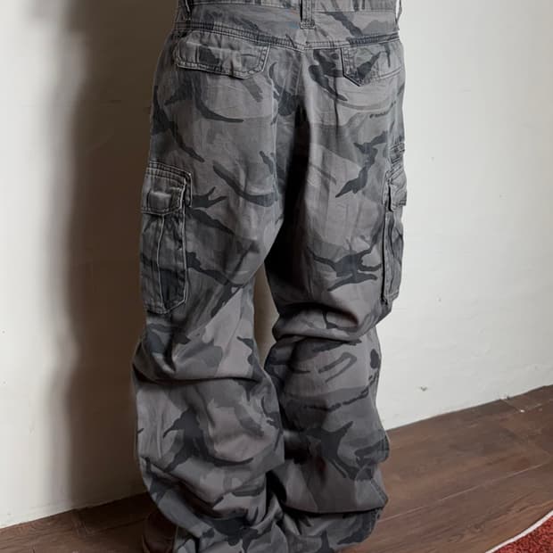 빈티지 카모 카고팬츠