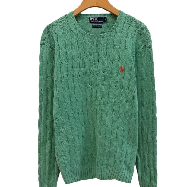 폴로 실크 캐시미어 니트 (S) 