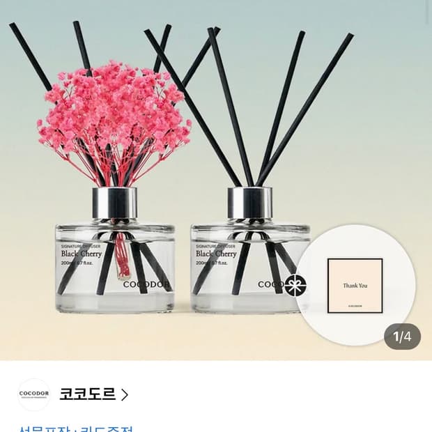 [샤쉐증정] 시그니처 디퓨저 120ml + 생화 프리저브드 플라워 디퓨저