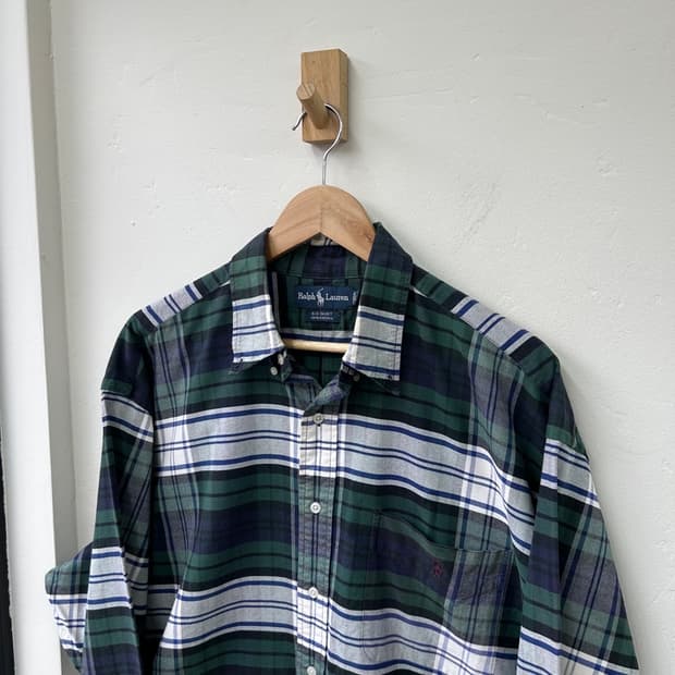 16354 - 폴로 랄프로렌 체크 빅 셔츠 (BIG SHIRT)