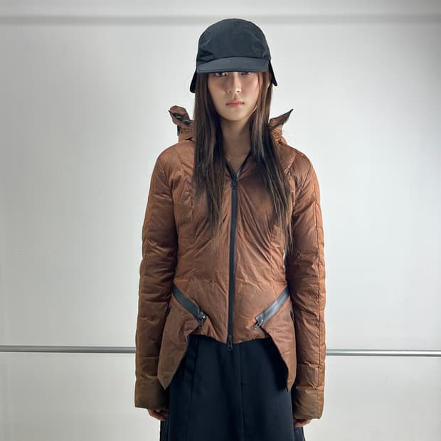 Y-3 요지 야마모토 도킹 하이넥 다운 자켓