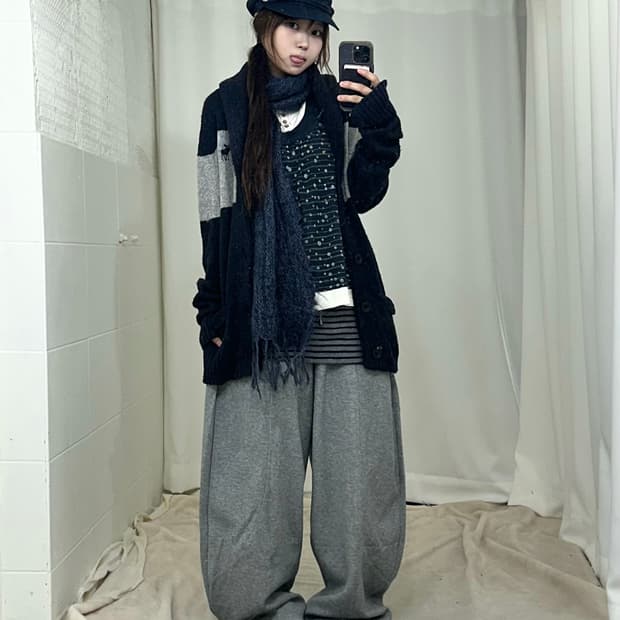 아베크롬비 그레이네이비 데일리 모리 코디세트